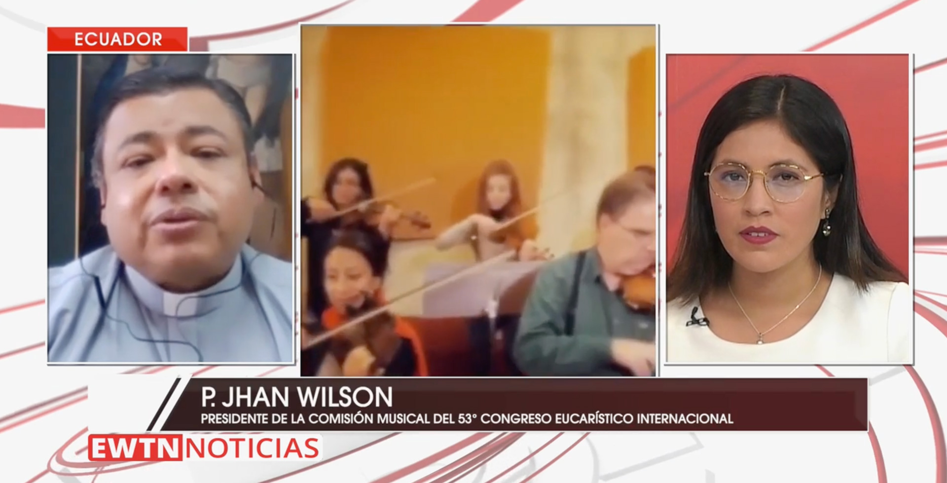 Entrevista EWTN concurso para el Himno del IEC2024 – P. Jhan Wilson Morales