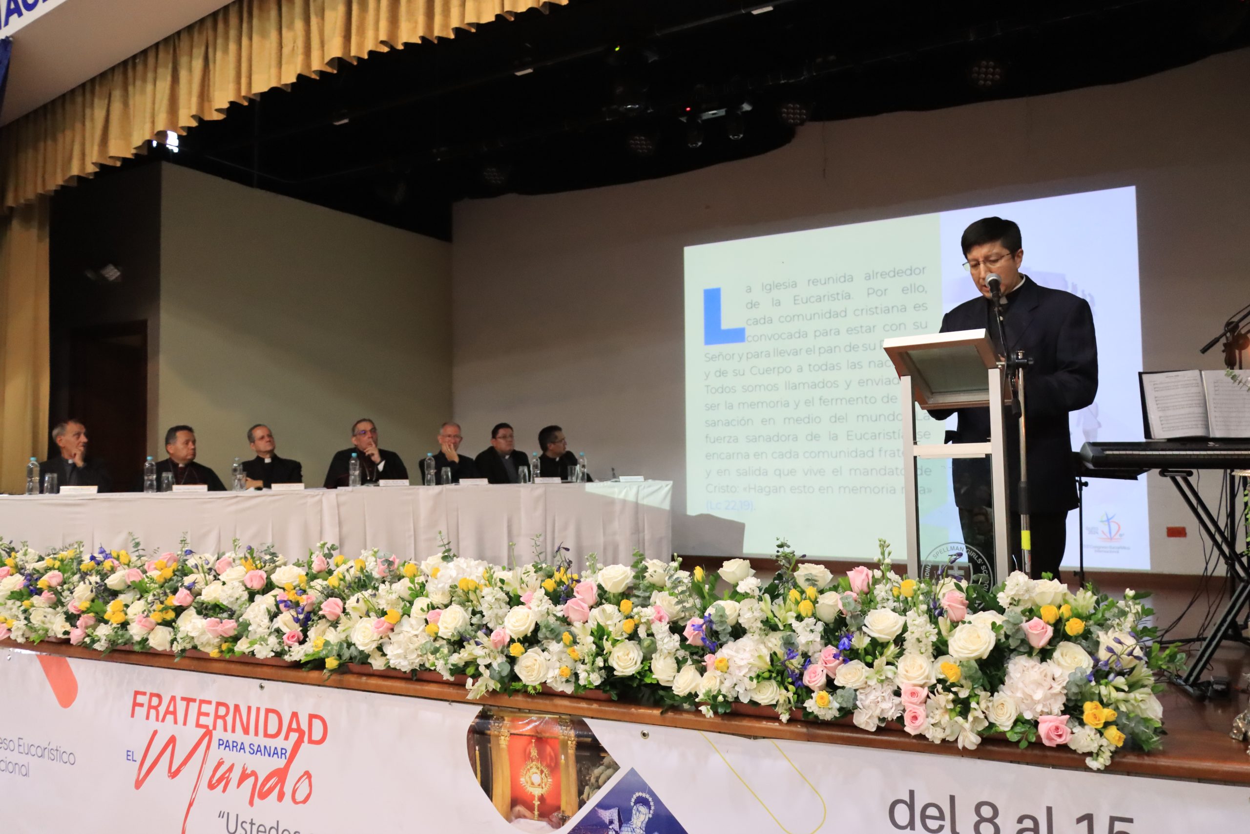 ACI PRENSA – The Year of the Eucharist begins in Quito ahead of the 2024 international congress. ACI PRENSA – The Year of the Eucharist begins in Quito ahead of the 2024 international congress.
