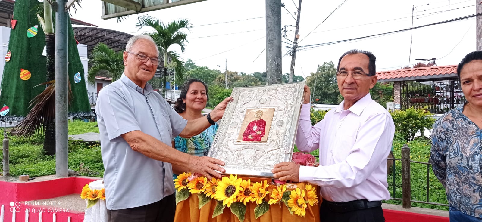 Il simbolo IEC 2024 visita la diocesi di Machala