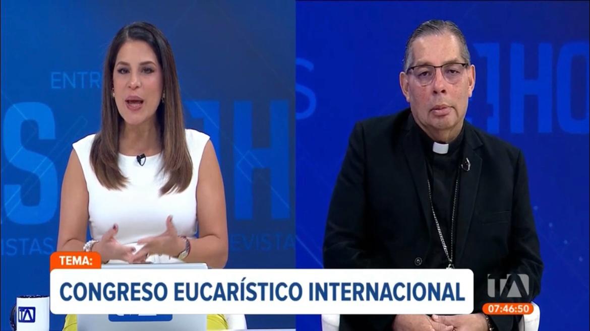 Teleamazonas: Monsignor Alfredo Espinoza: The International Eucharistic Congress is a moment of reflection. Teleamazonas: Monsignor Alfredo Espinoza: The International Eucharistic Congress is a moment of reflection.